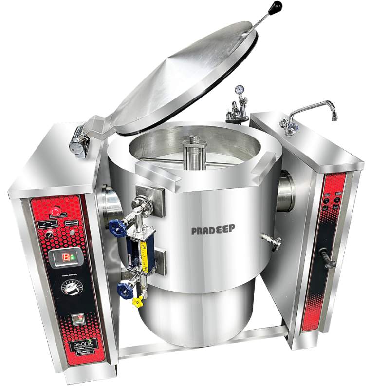 Commercial Induction Double Jacket Cook Wok - AV Horeca Solutions