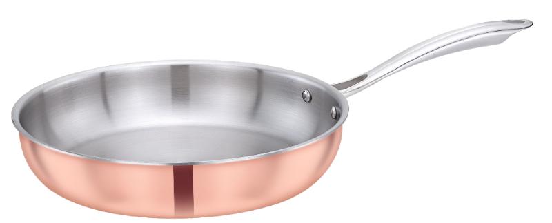 Triply Frypan Long Handle Copper - AV Horeca Solutions