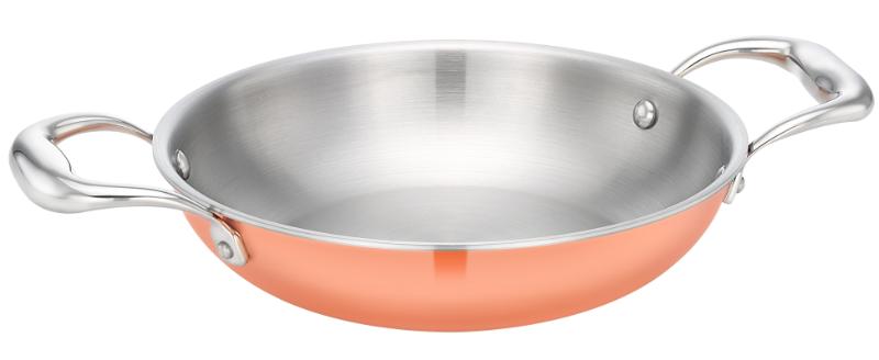 Triply Frypan Two Handles Copper - AV Horeca Solutions
