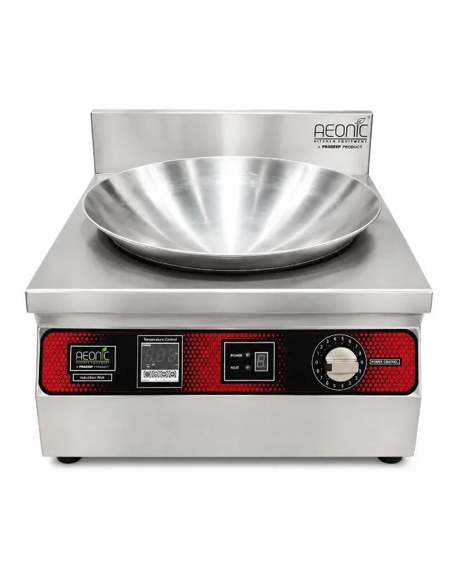 Induction Wok with Inbuilt Kadai - AV Horeca Solutions
