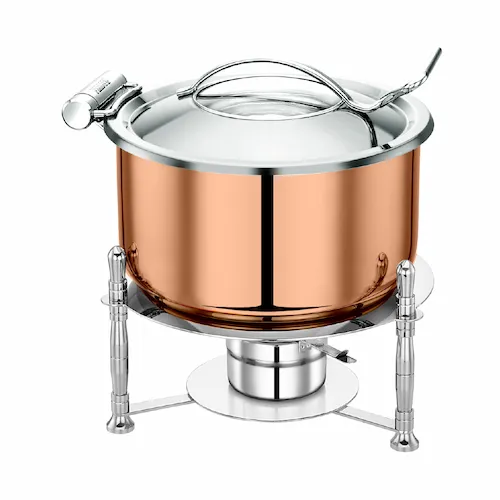 Triply Chafer with Stand Gold Soft Close - AV Horeca Solutions