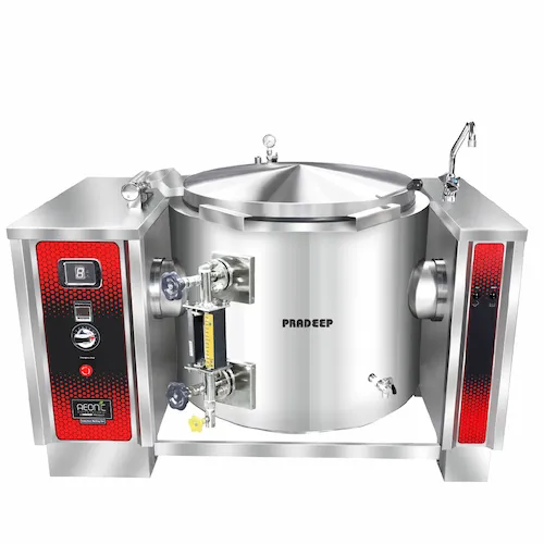 Commercial Induction Double Jacket Boiling Pan - AV Horeca Solutions
